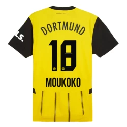 Camisola Futebol BVB Borussia Dortmund Moukoko #18 2024-25 Principal Equipamento Homem